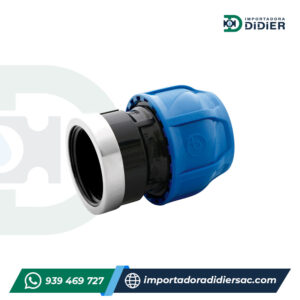 conector rosca hembra hdpe a compresion